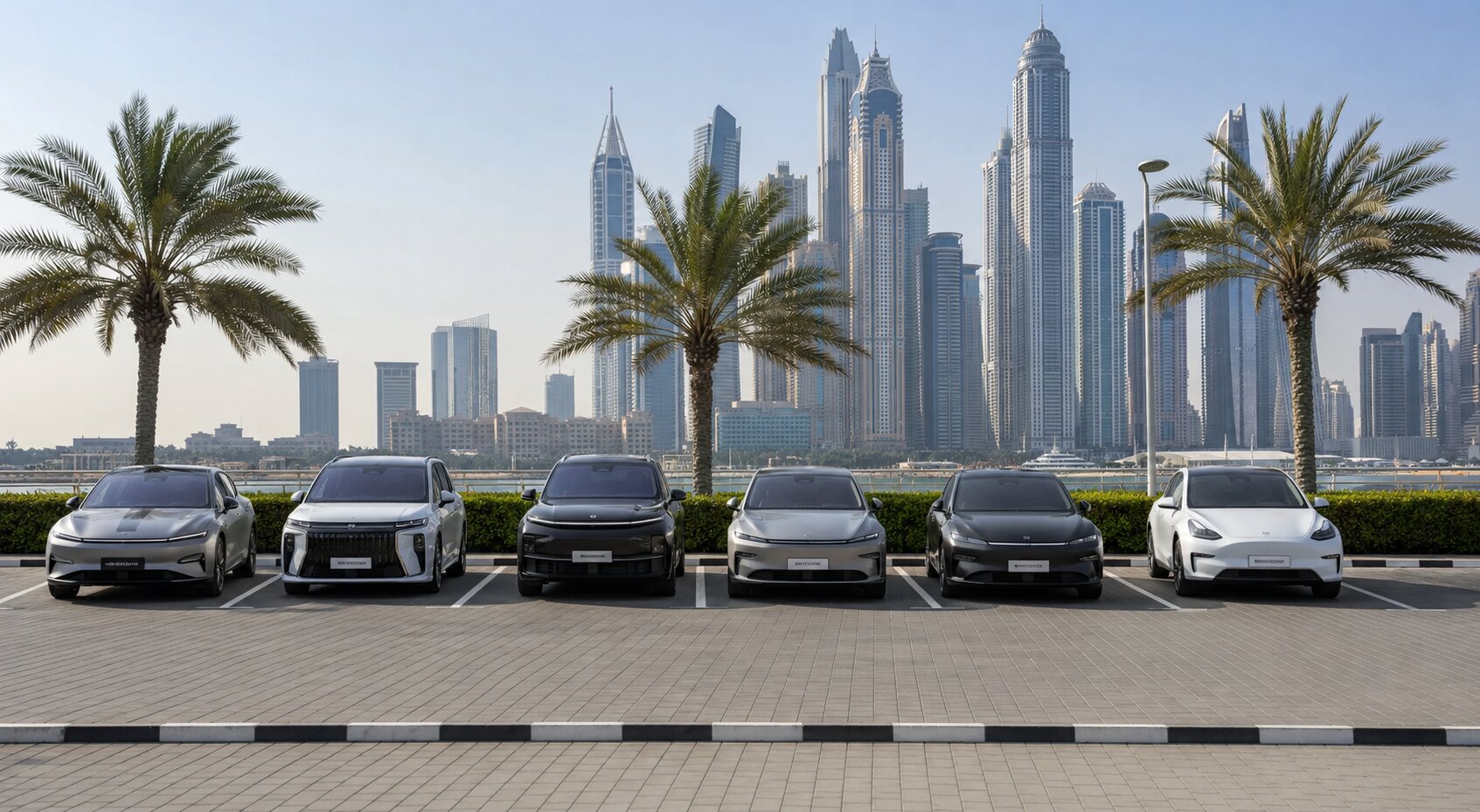 Voitures chinoises en location UAE : signal Google
