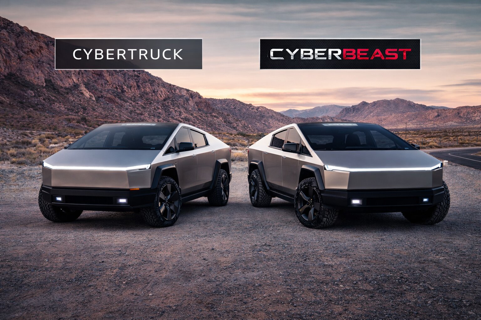 Tesla Cybertruck vs Cyberbeast: Dubai UAE rental guide
