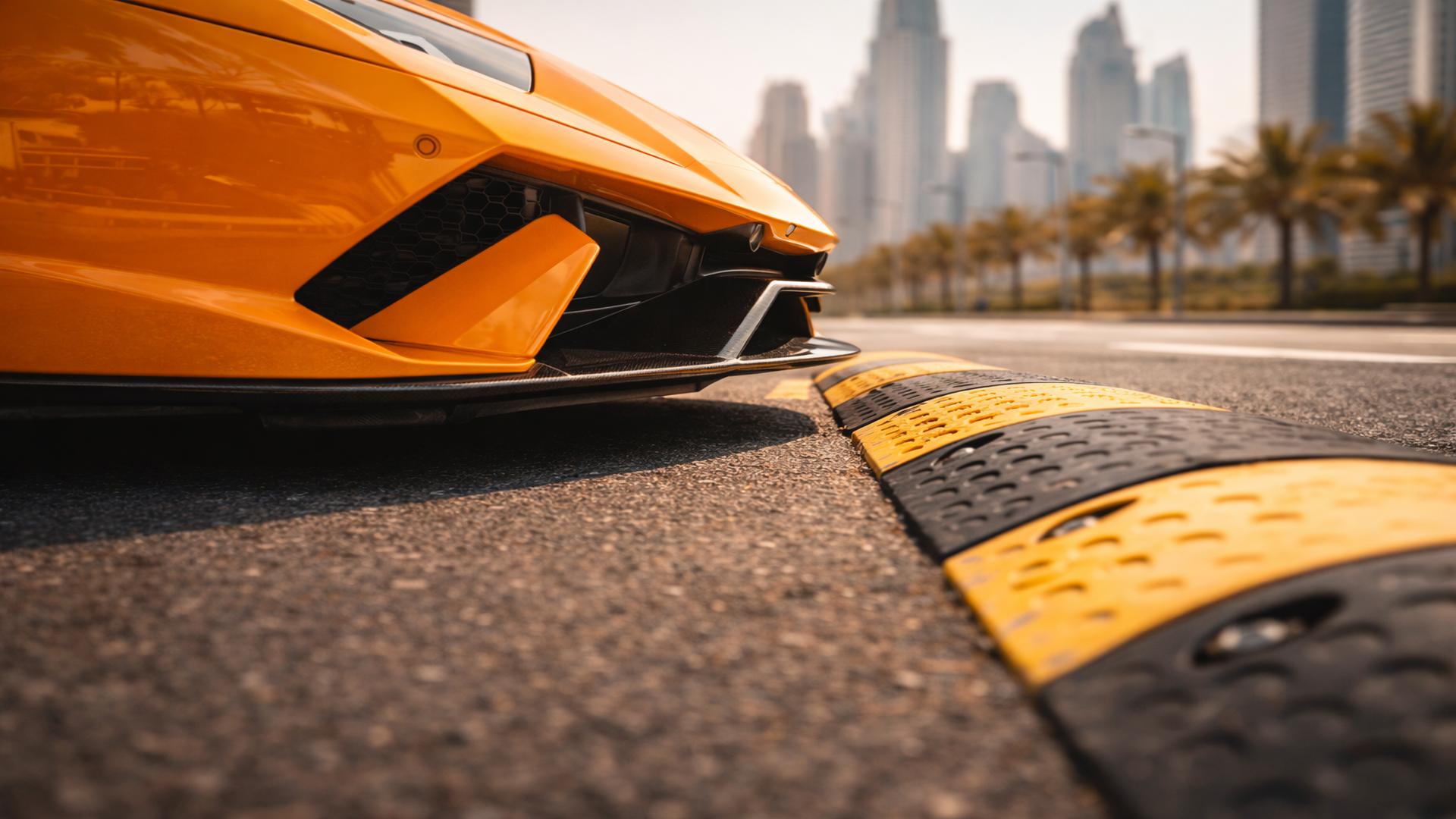 Supercars Dubai: ground clearance and speed bumps