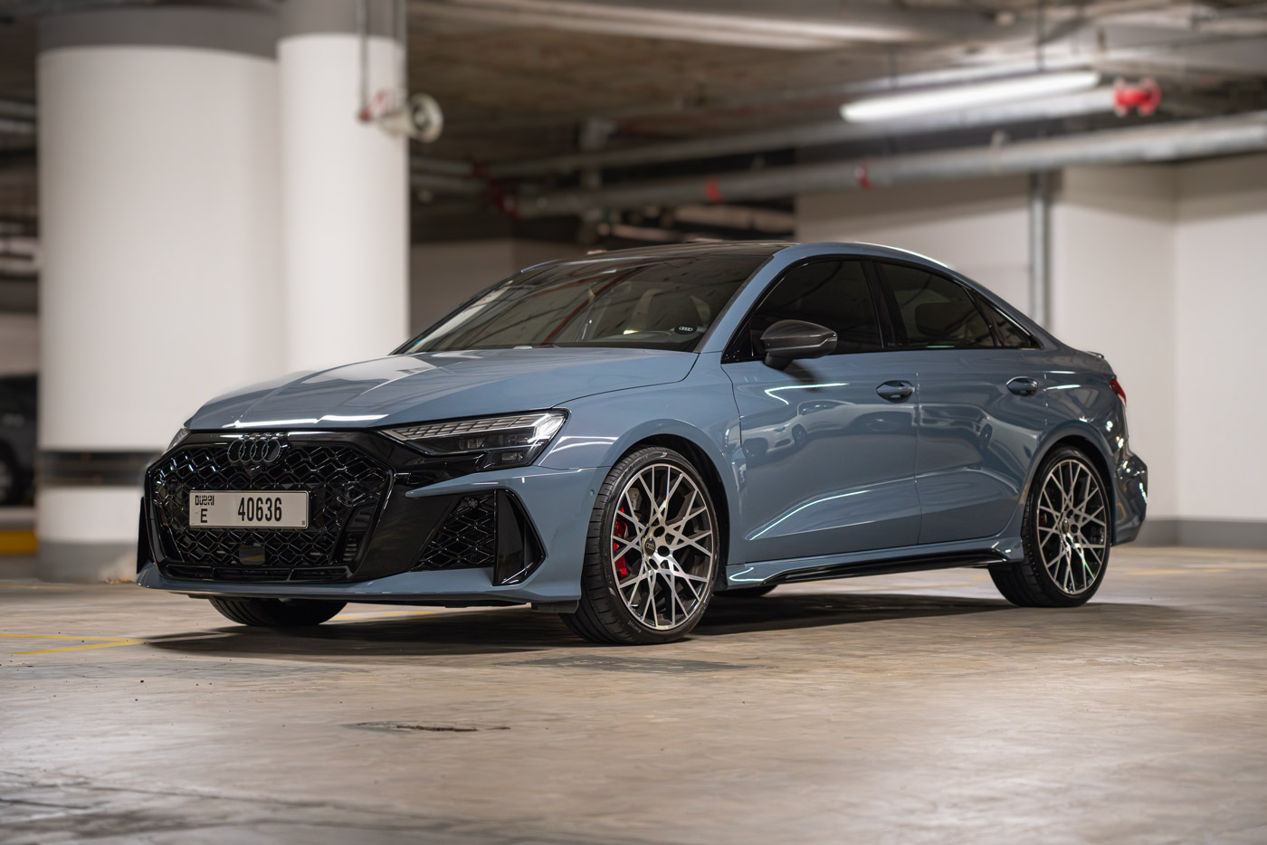 Audi RS3 Sedan 2026 (Kemora Gray Metallic)